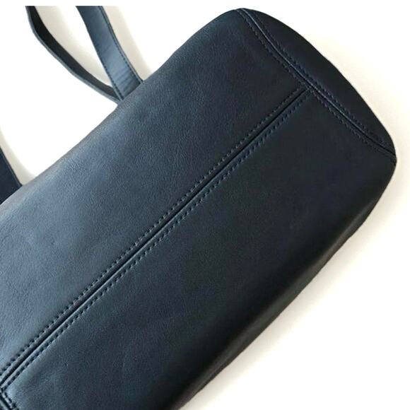 Vintage Coach 4157 Soho Black Leather Buckle Tote | Fall Staple Made in USA EUC - Picture 4 of 12